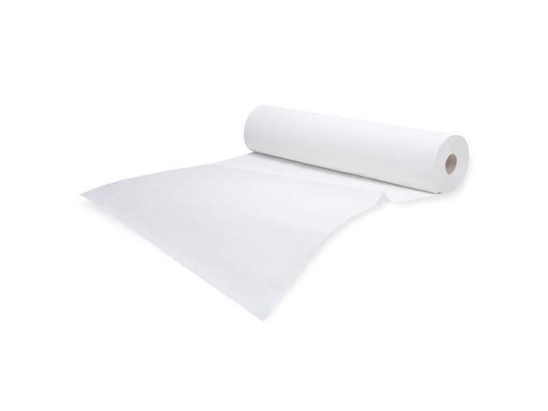 Meditrade Examination Table Cover, Medical Crepe, White, Width 60 cm, 1 Roll