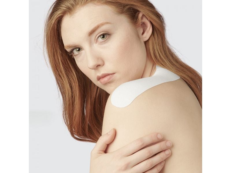 K-Tape XXL Pure White 5 cm x 22 m, Kinesio Tape, for Muscle Support and Joint Stabilization