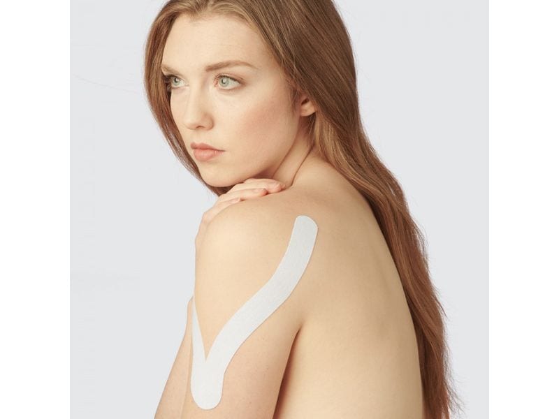 K-Tape XXL Pure White 5 cm, Kinesiology Tape, for Muscle and Joint Support
