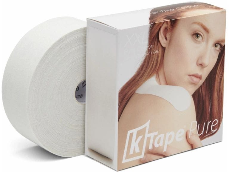 K-Tape XXL Pure White 5 cm x 22 m, Kinesiology Tape, for Taping and Pain Management