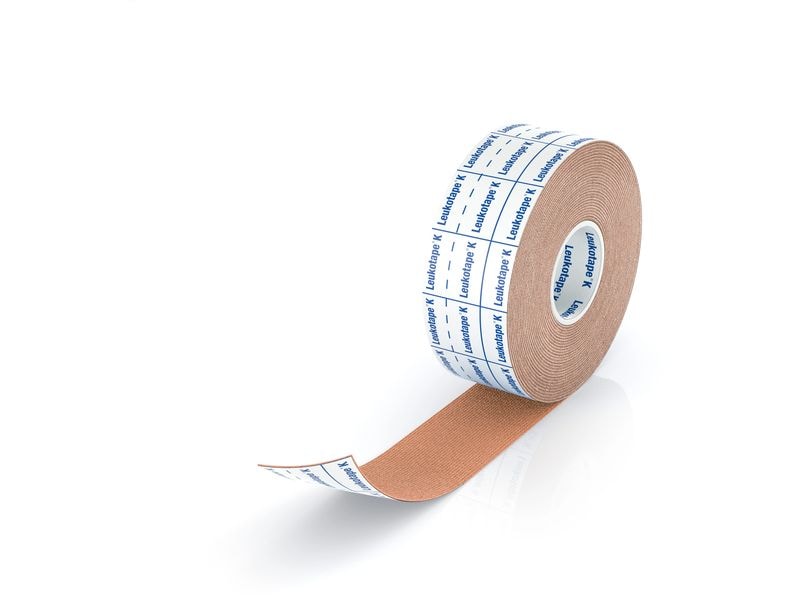 Leukotape K elastischer Tapeverband beige, 2.5 cm x 5m