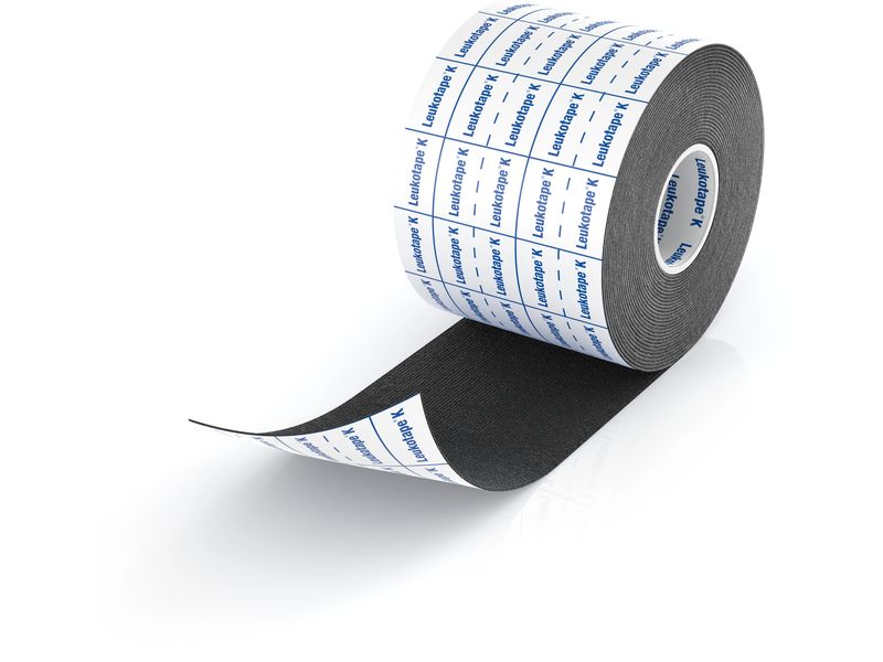 Leukotape K elastischer Tapeverband schwarz, 5 cm x 5m