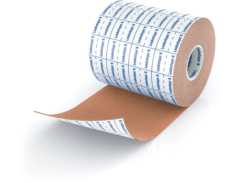 Leukotape K elastischer Tapeverband beige, 7.5 cm x 5 m