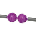 SISSEL Spiky Twin Roller Massage Roller, Purple