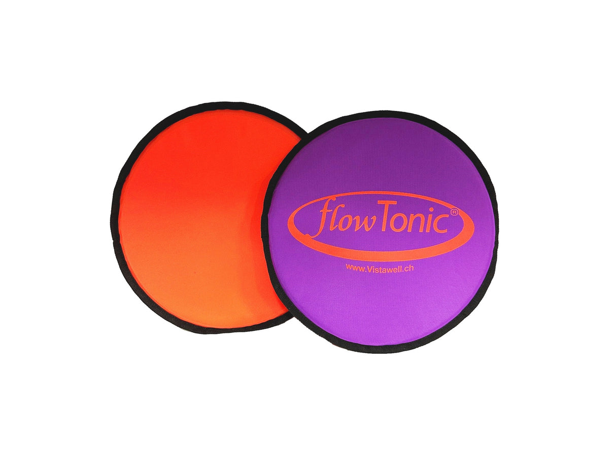 FlowTonic Pads, Ø 26 cm , burgundy-orange, pair