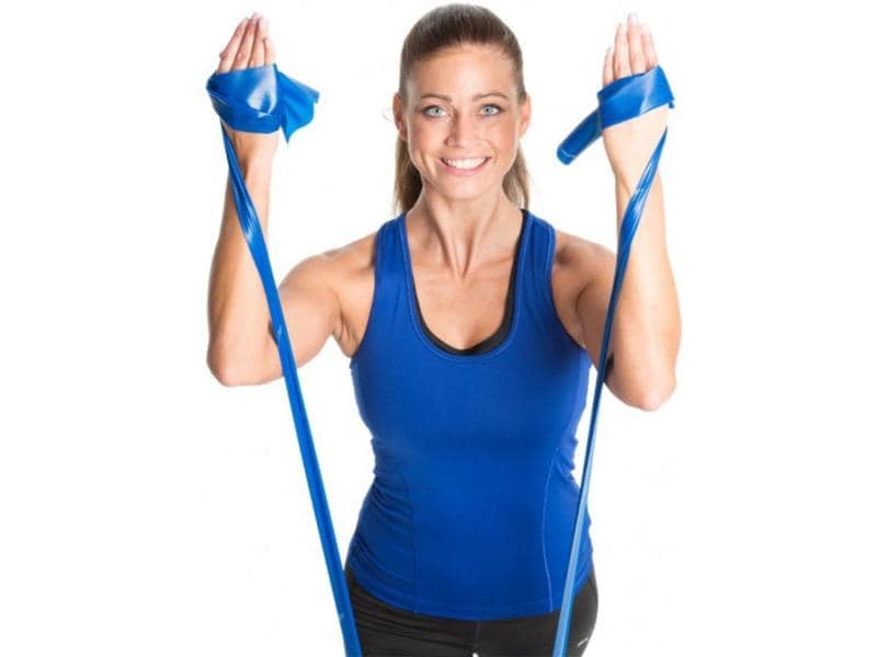 Thera-Band Fitnessband blau, sehr stark, 5.5 m