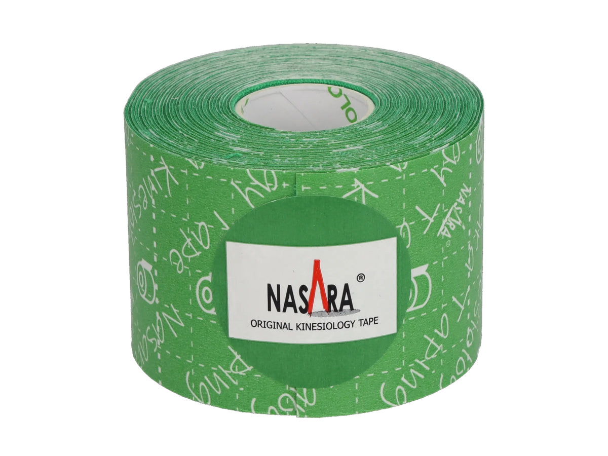 NASARA Kinesiologie Tape, 5 cm x 5 m grün