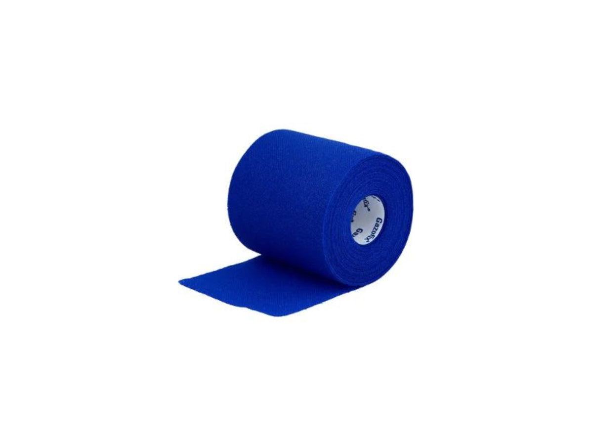 Gazofix Cohesive Elastic Bandage, Blue, 6 cm 20 m, 6 pieces