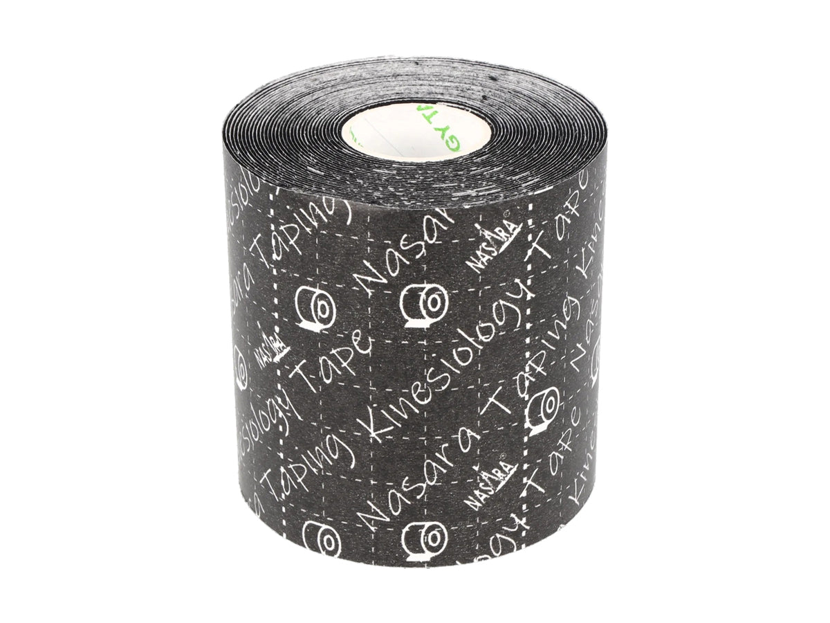 NASARA Kinesio Tape 7,5 cm 5 m, noir