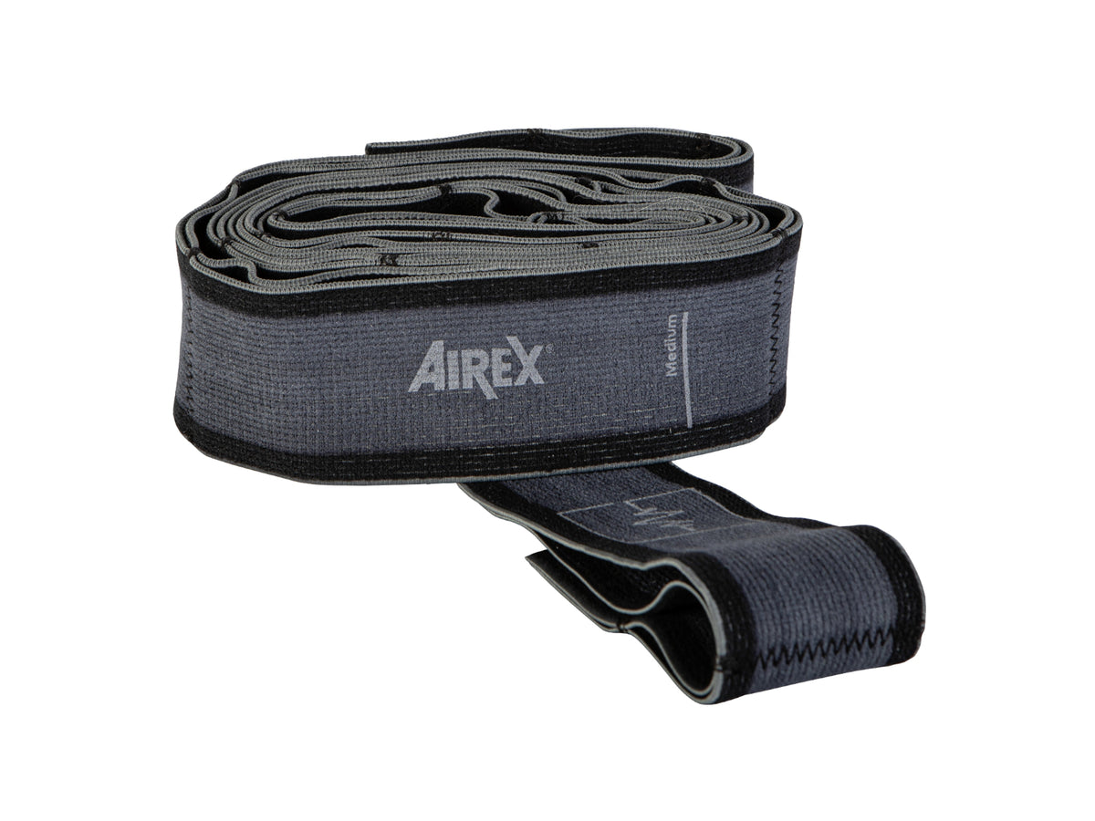 AIREX HEARTBEAT Multi Grip Exercise Band MEDIUM, steingrau