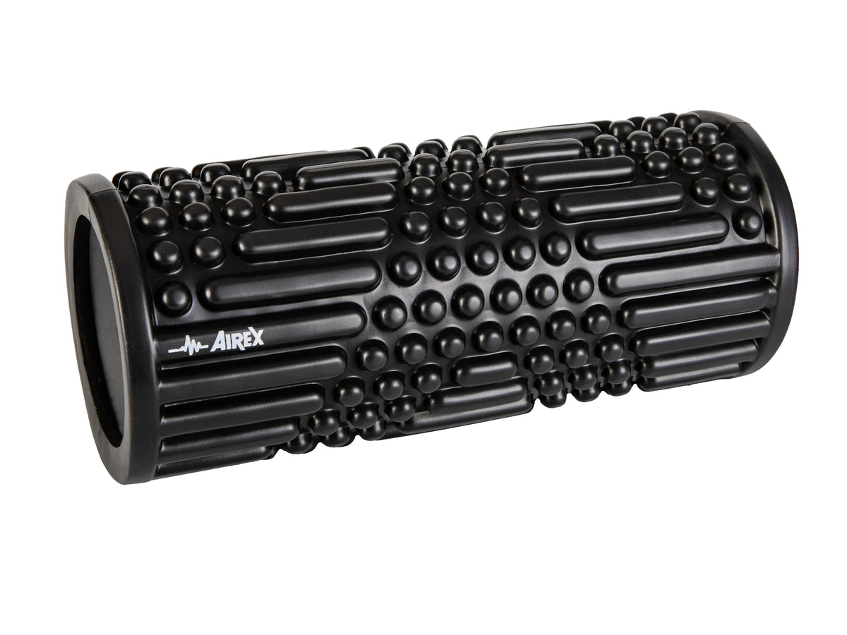 Rouleau de massage Airex Heartbeat noir, rouleau de fasciathérapie, pour et la récupération