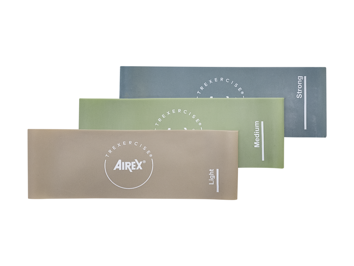 AIREX TrExercise Mini Band Loop Set, 3 Bänder (light, medium und strong)