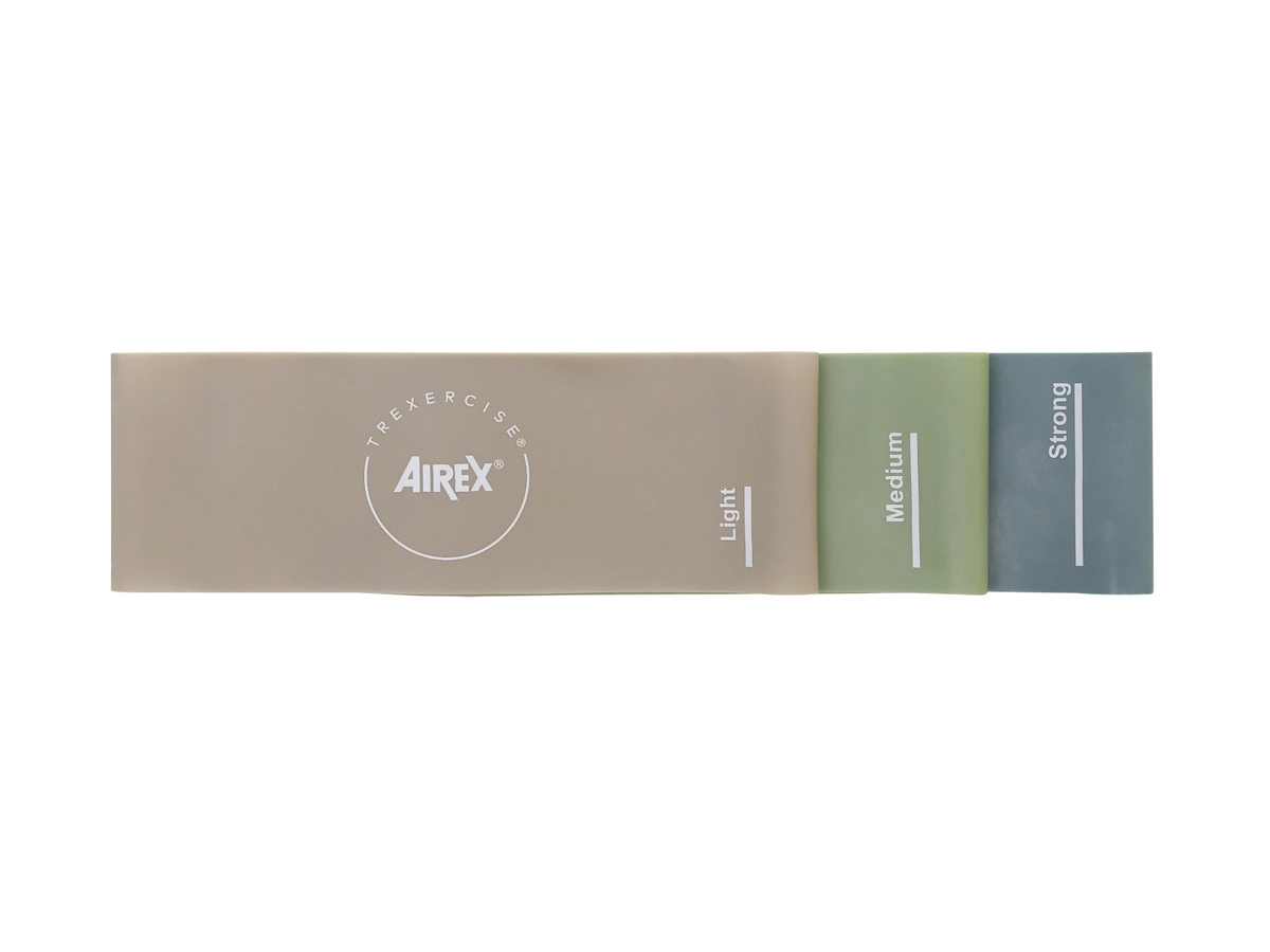 AIREX TrExercise Mini Band Loop Set, 3 Bänder (light, medium und strong)