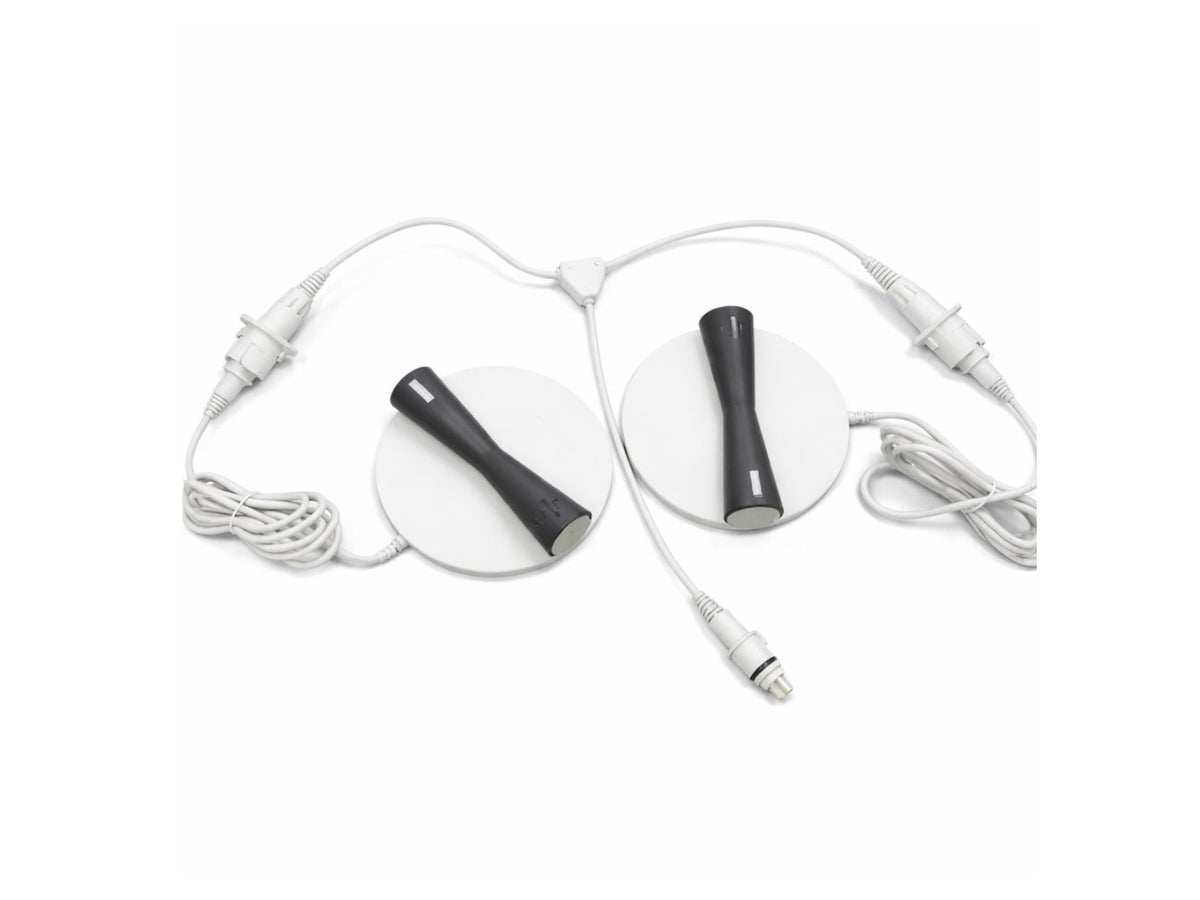 Ergostyle Dual Elevation Foot Control weiss