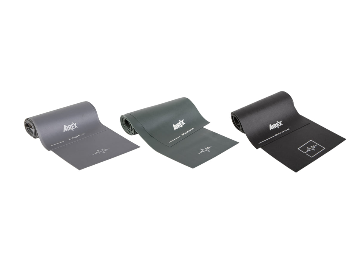 AIREX HEARTBEAT Resistance Band Set, 3 Bänder(light, medium und strong)