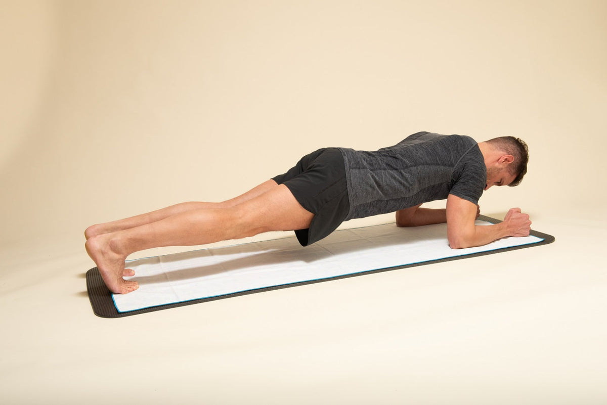 Airex TrExercise Microfiber Towel, sky/sand, quick-drying, for Physical Therapy and Sports