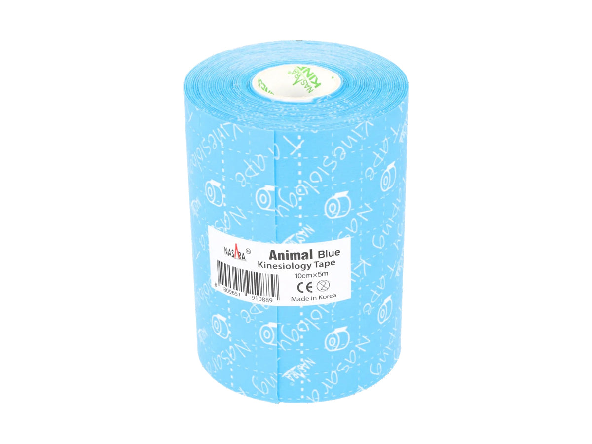 NASARA Kinesiology Animal Tape 10 cm 5 m turquoise