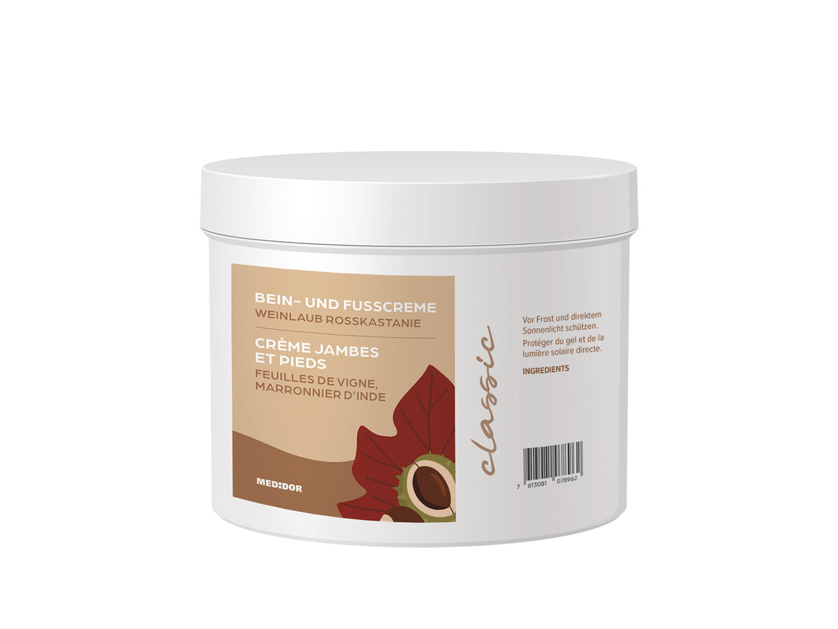 MEDiDOR Massagecrème Weinlaub Rosskastanie, 250 ml