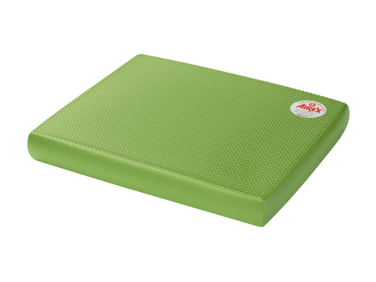 Airex Balance Pad Elite Kiwi, full view with waffle pattern, for Balance and coordination training