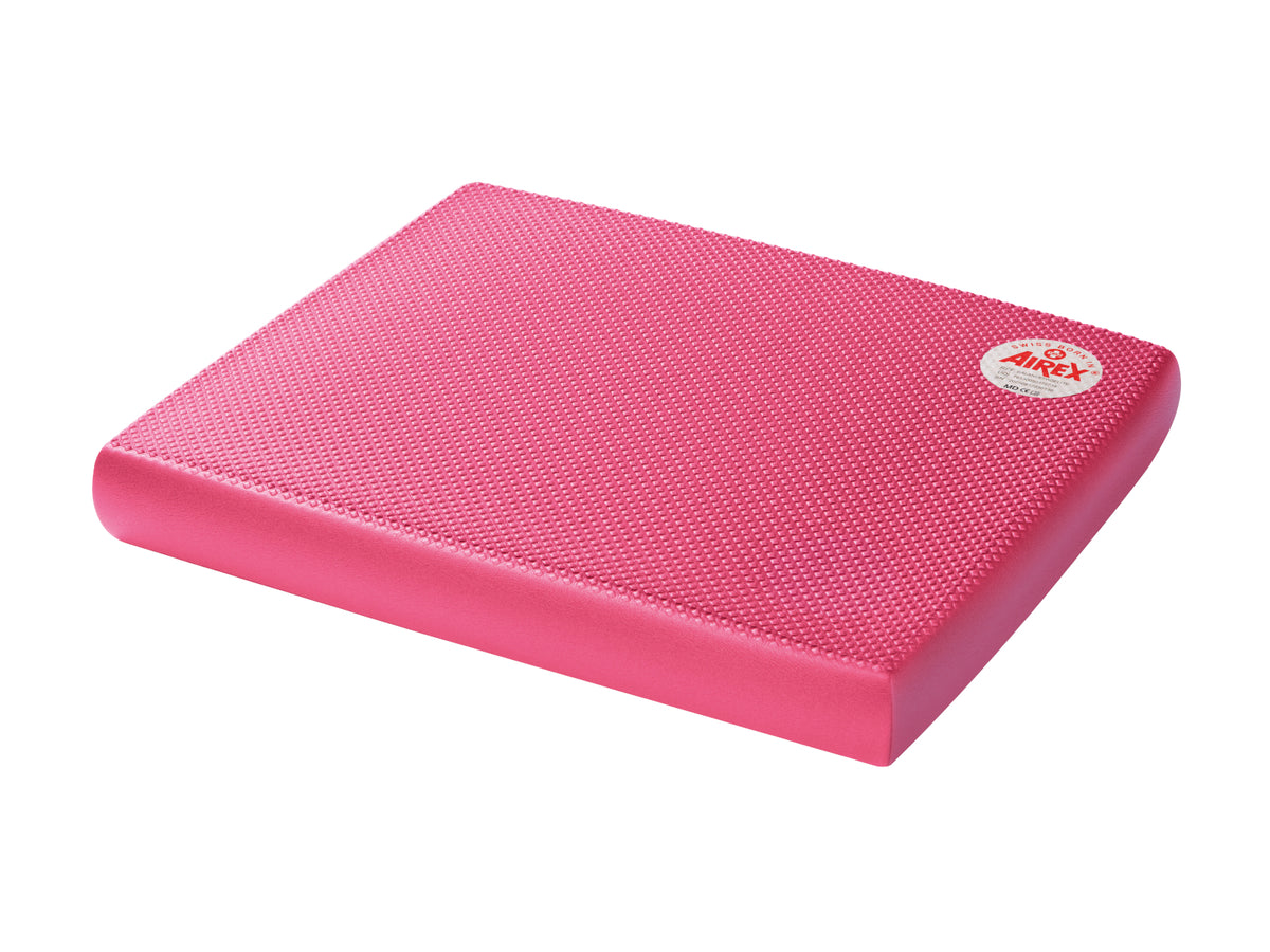 Airex Balance-pad Elite pink, Gesamtansicht mit Waffelstruktur, für Gleichgewichts- und Koordinationstraining