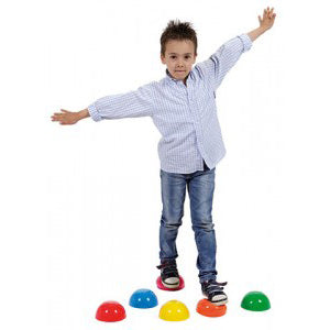 Pierres d'équilibre Gymnic 14 cm, 6 pièces