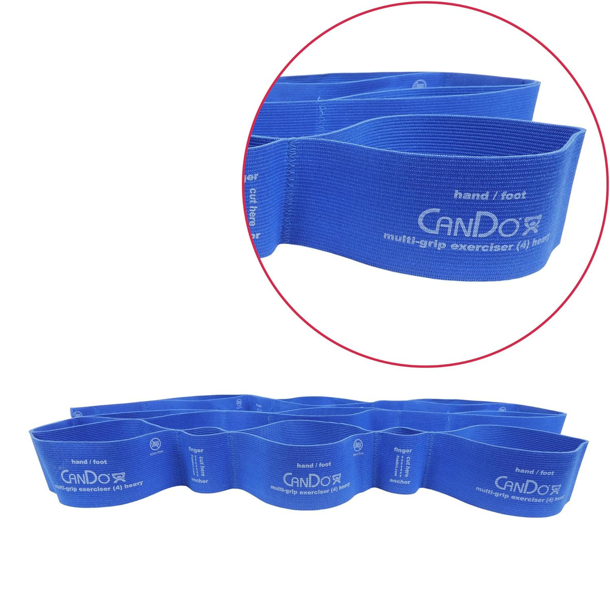 CanDo Multi-Grip Widerstandsband blau, stark