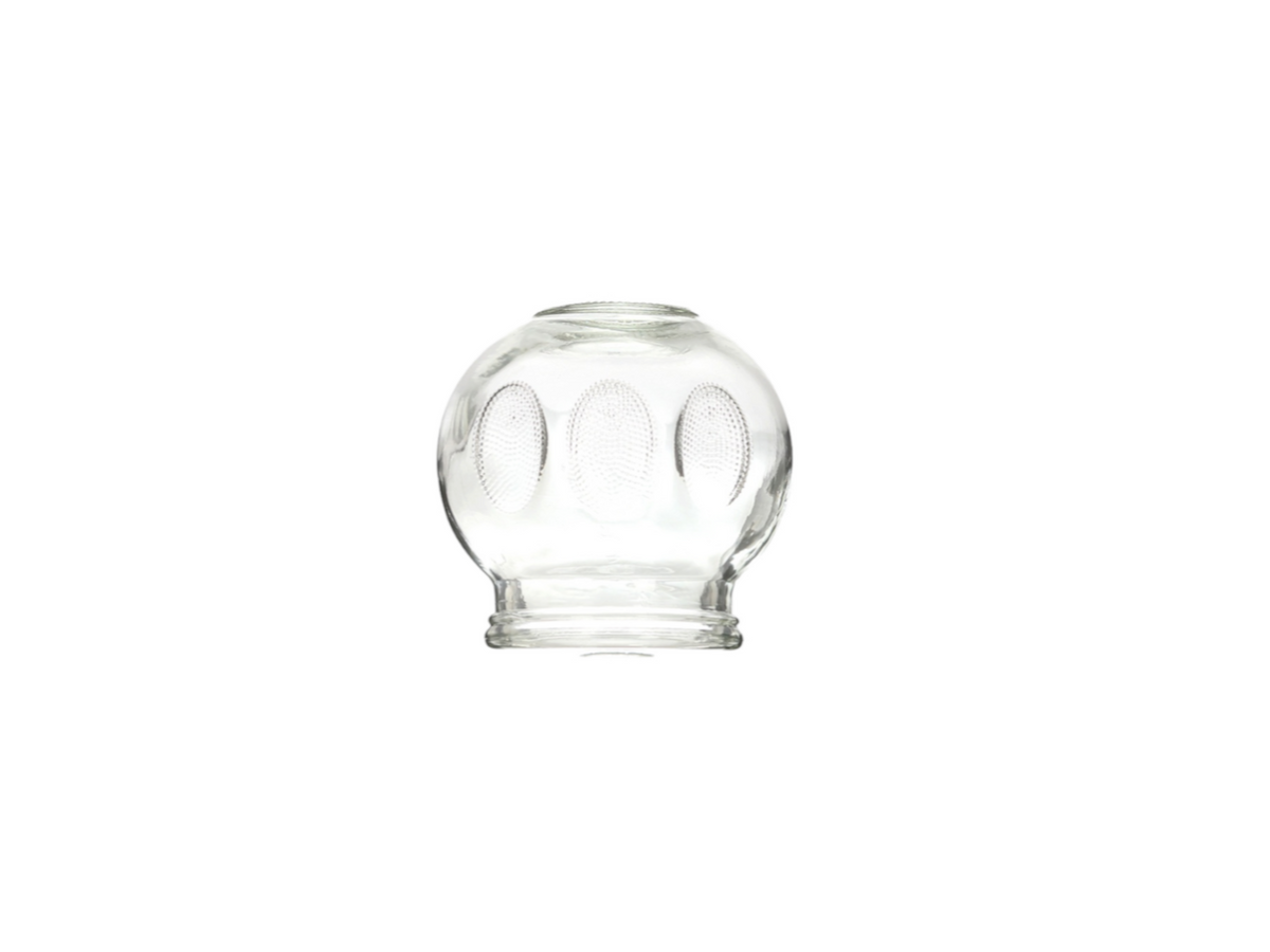 Premium Fluted Fire Cupping Glass, L, Ø 5.5 cm