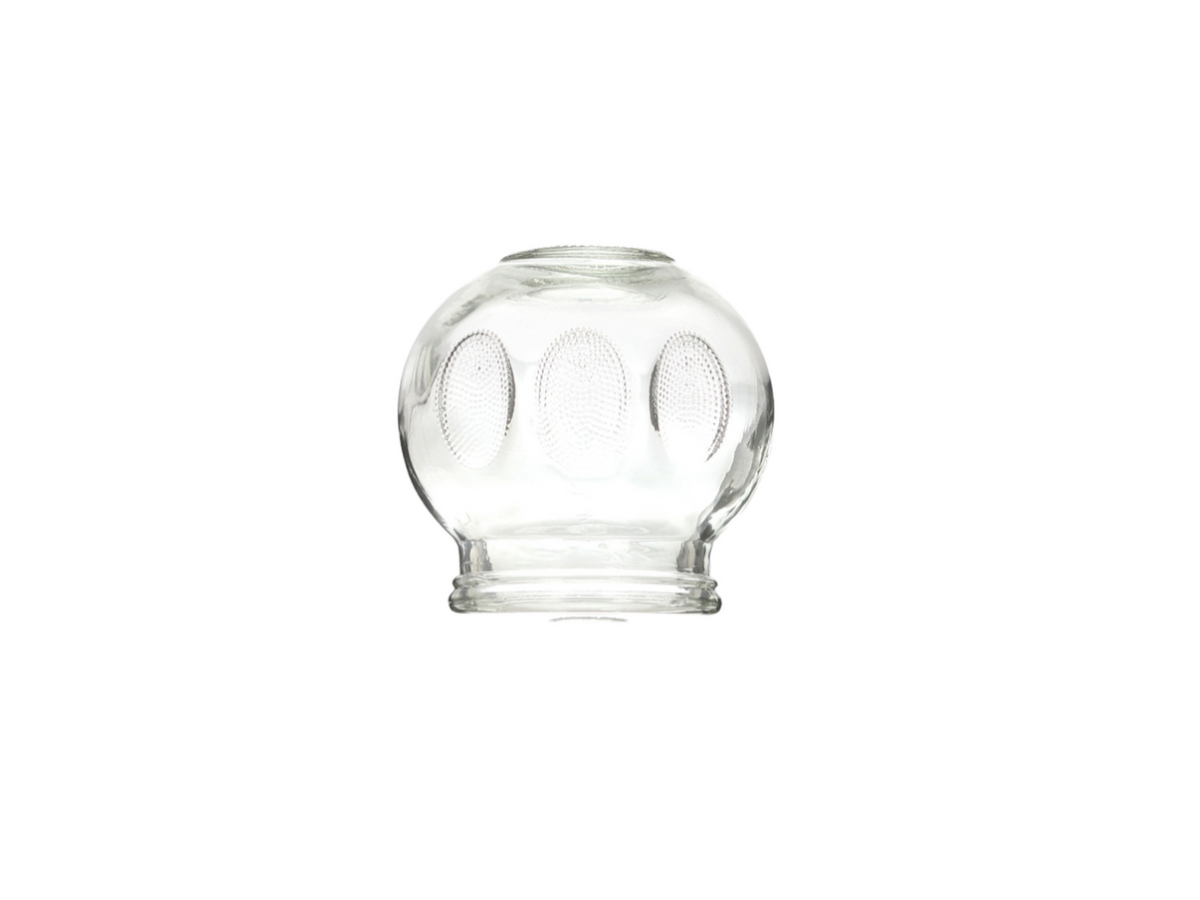 Premium Feuerschröpfgläser Set à 10 Stk. geriffelt XL Ø 6.5 cm