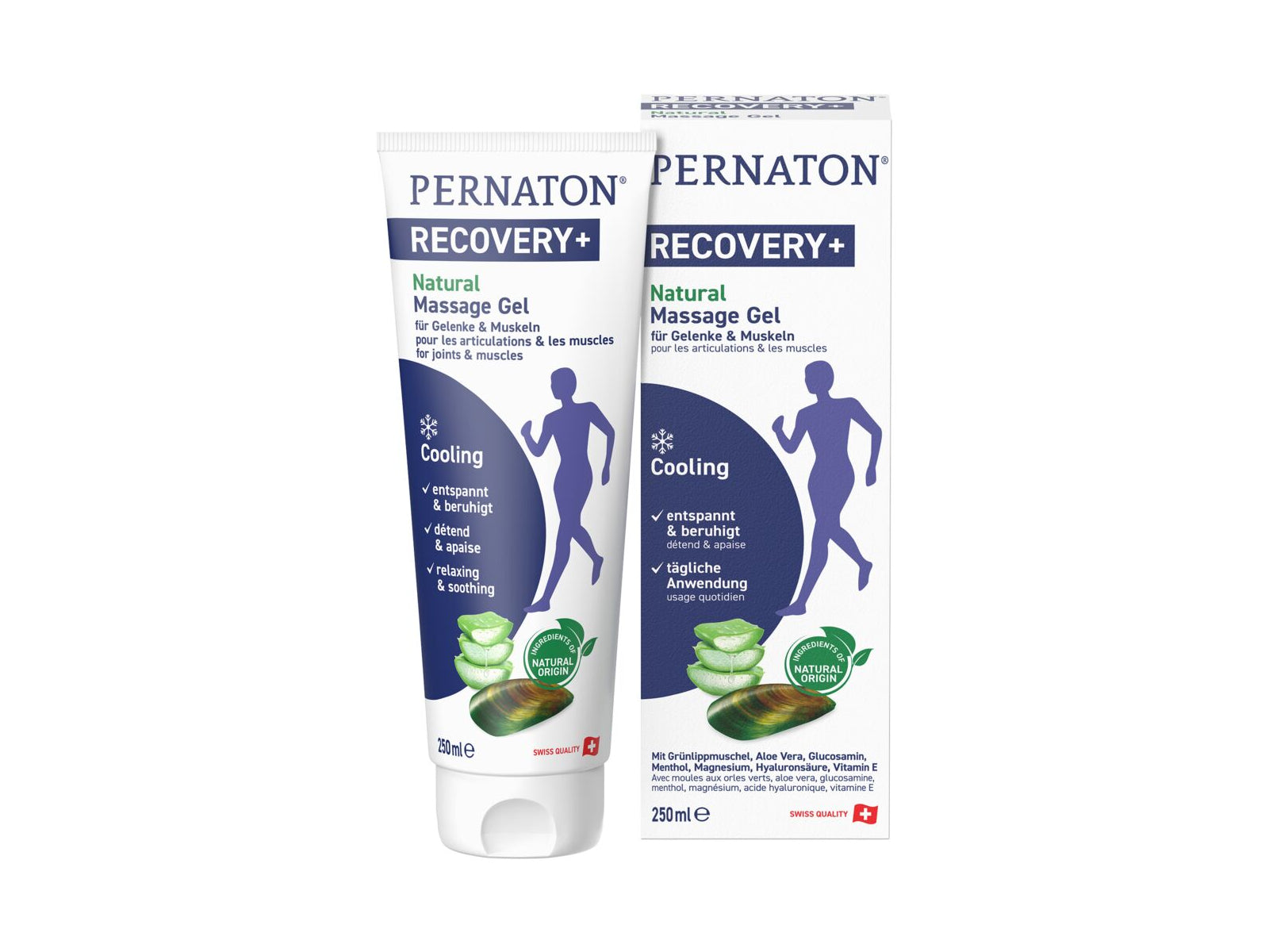 Pernaton Recovery Cool Gel 250 ml, cooling gel with green-lipped mussel, for