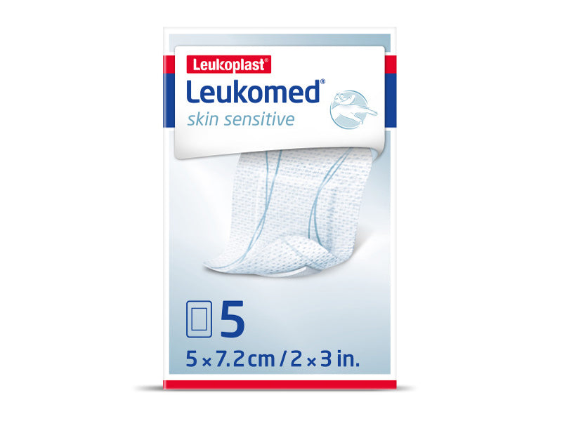 BSN Medical Leukomed skin sensitive 5 x 7.2 cm, 10 Stück