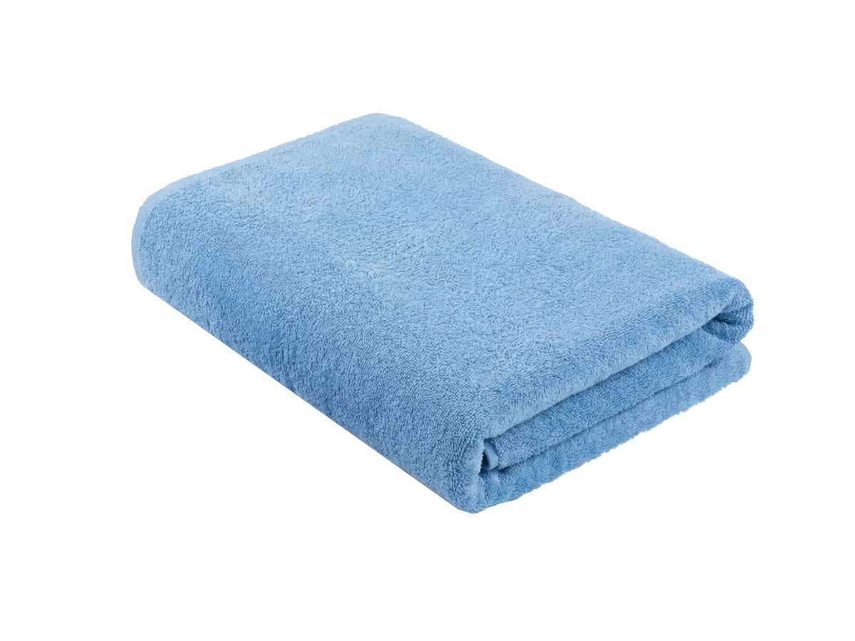 MEDiDOR Frotteetuch 70 x 200 cm, hellblau