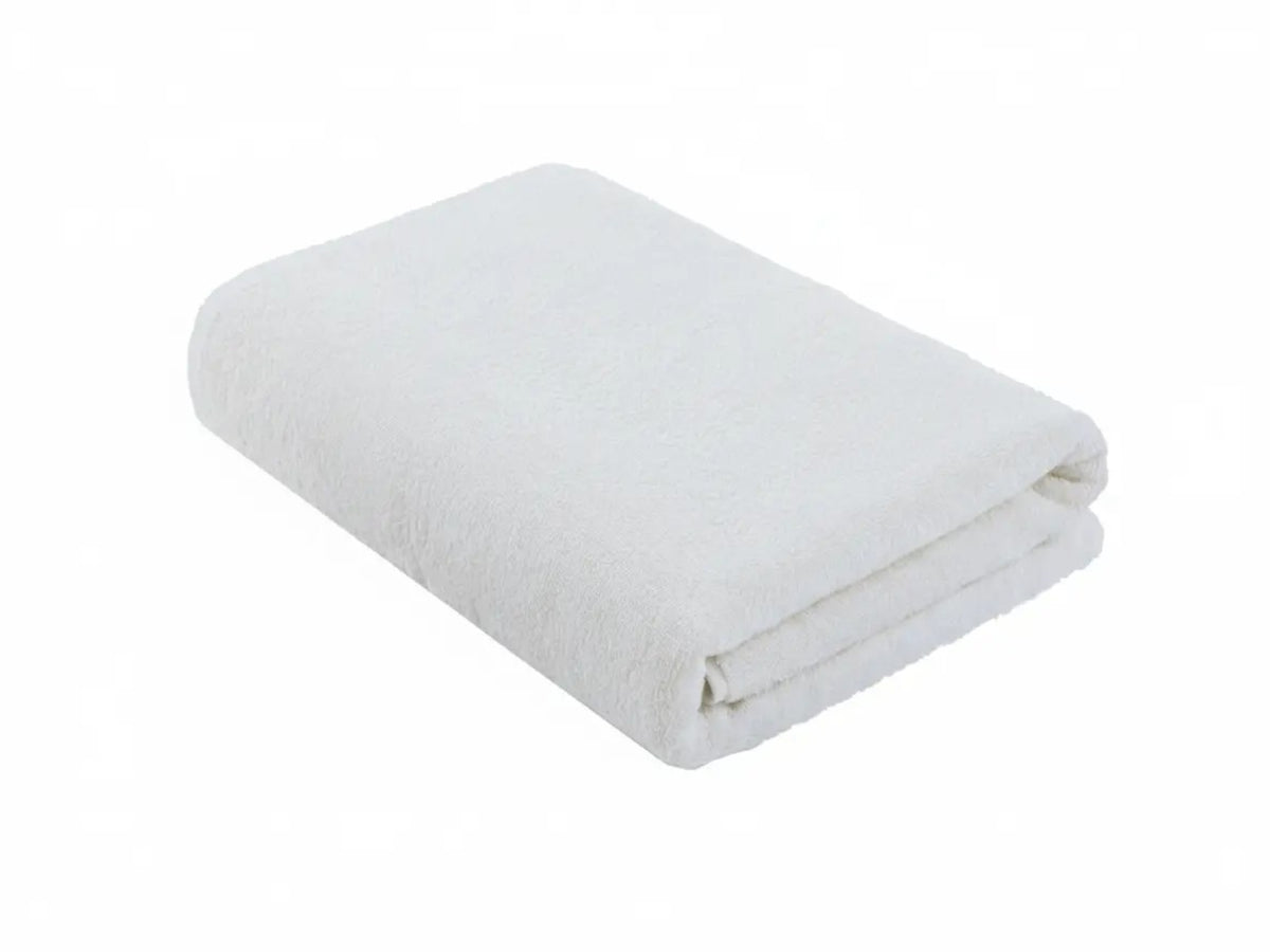 MEDiDOR Serviette éponge 70 x 200 cm, blanc