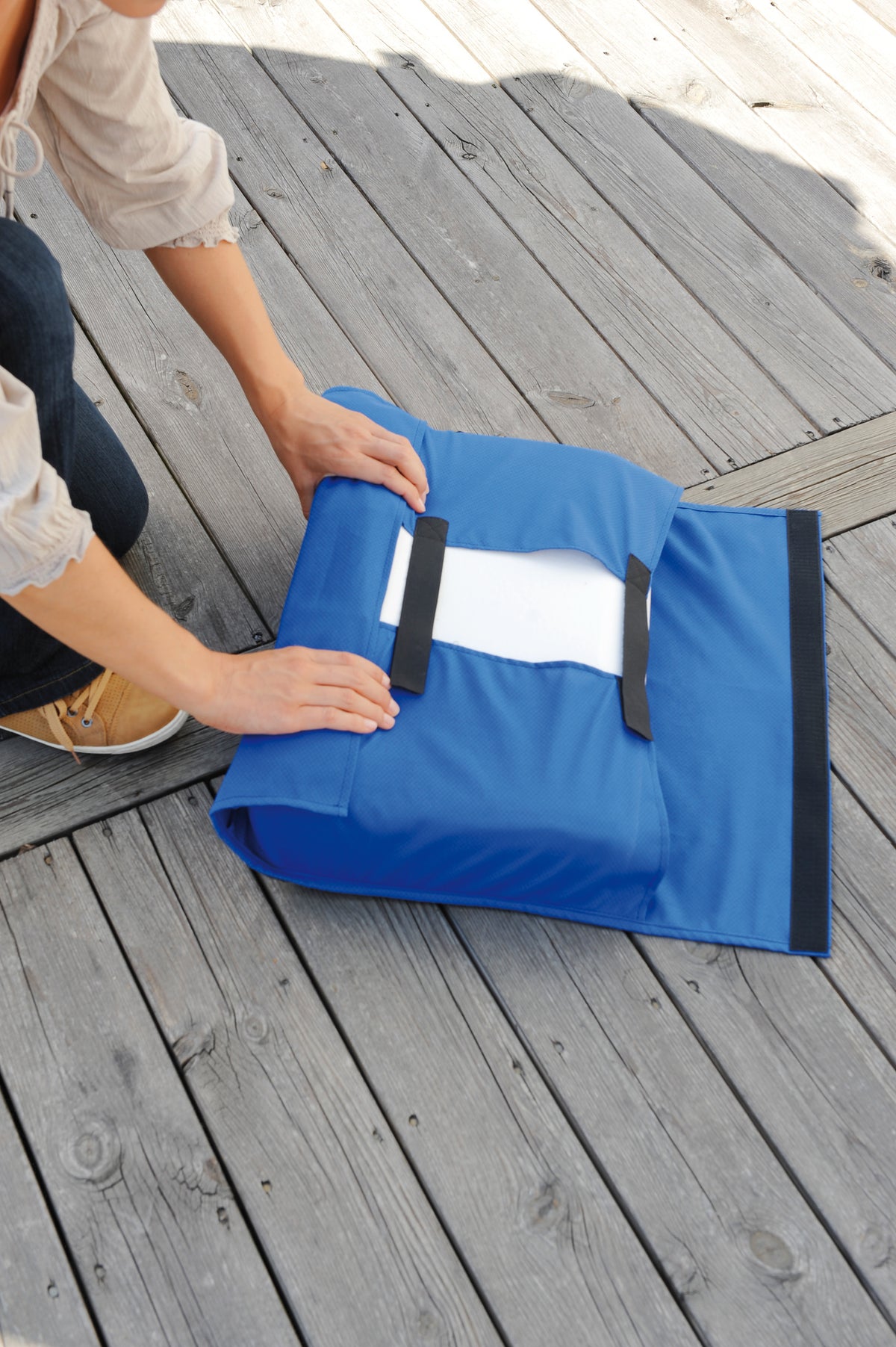 SISSEL Housse de rechange pour oreiller de voyage Traveller, bleu, 1 pièce