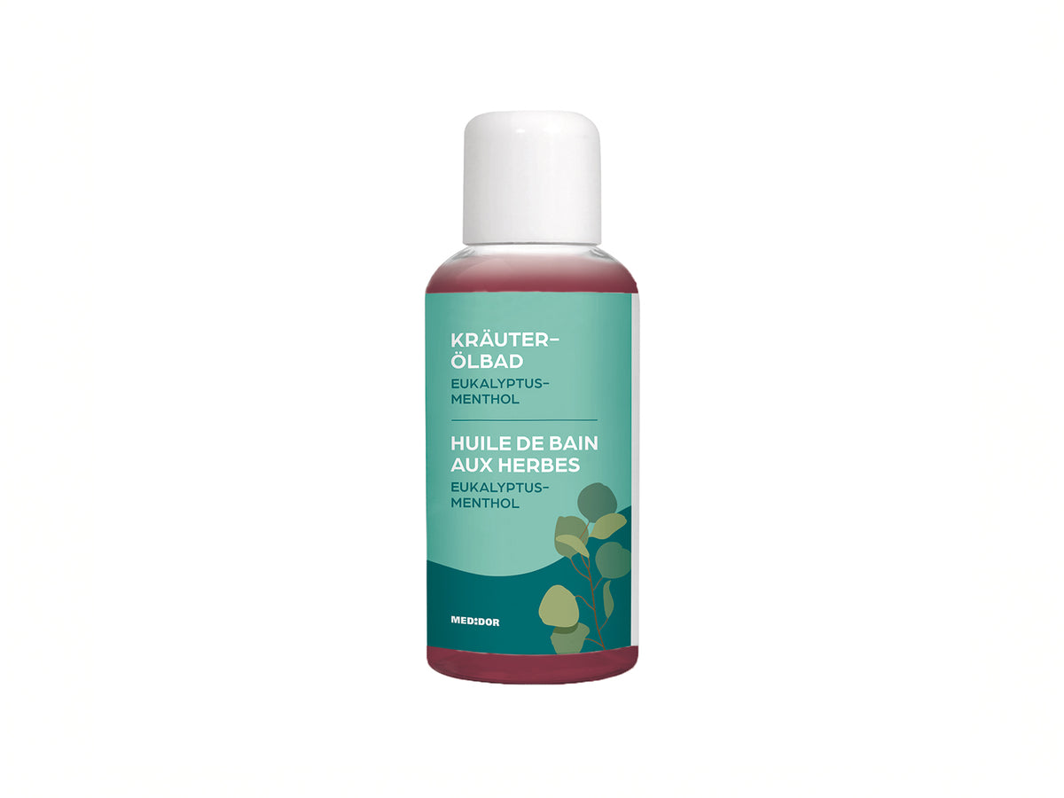 MEDiDOR Herbal Bath Oil: Eucalyptus-Menthol, 200 ml