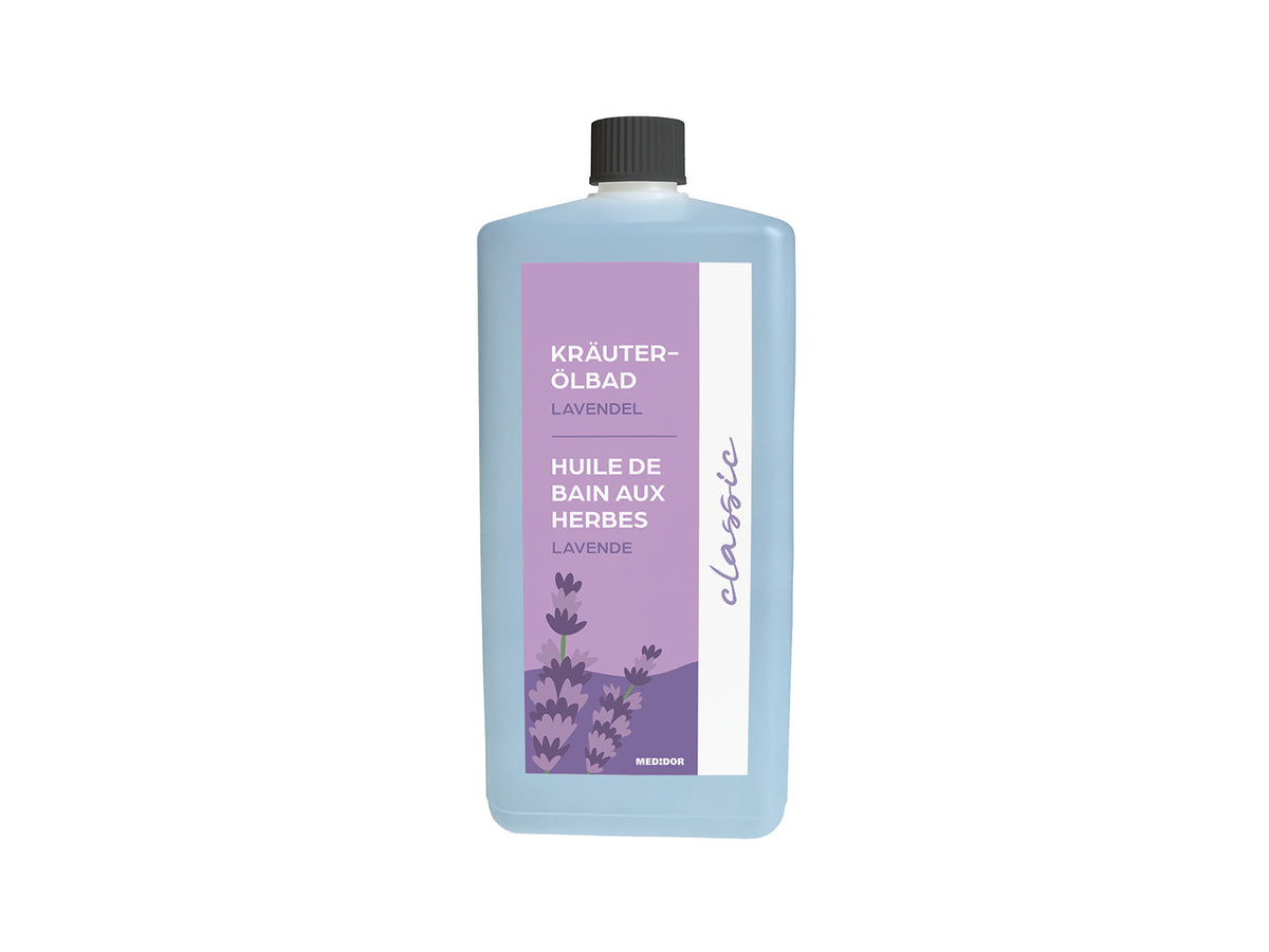 MEDiDOR Lavender Herbal Bath Oil, 1 liter