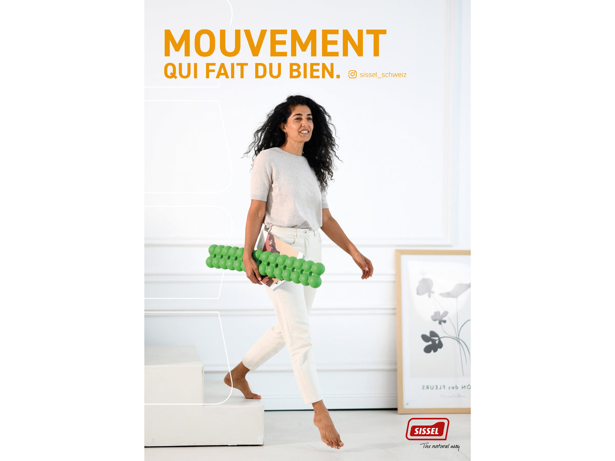 SISSEL Le mouvement qui fait du bien Poster DIN A1, français