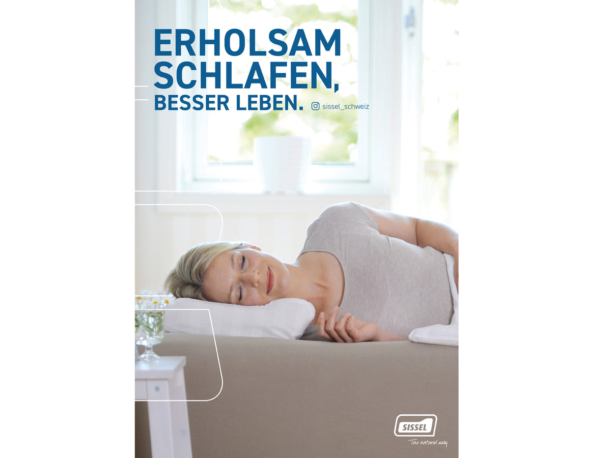 SISSEL Dormir de manière réparatrice, vivre mieux Poster DIN A1, allemand