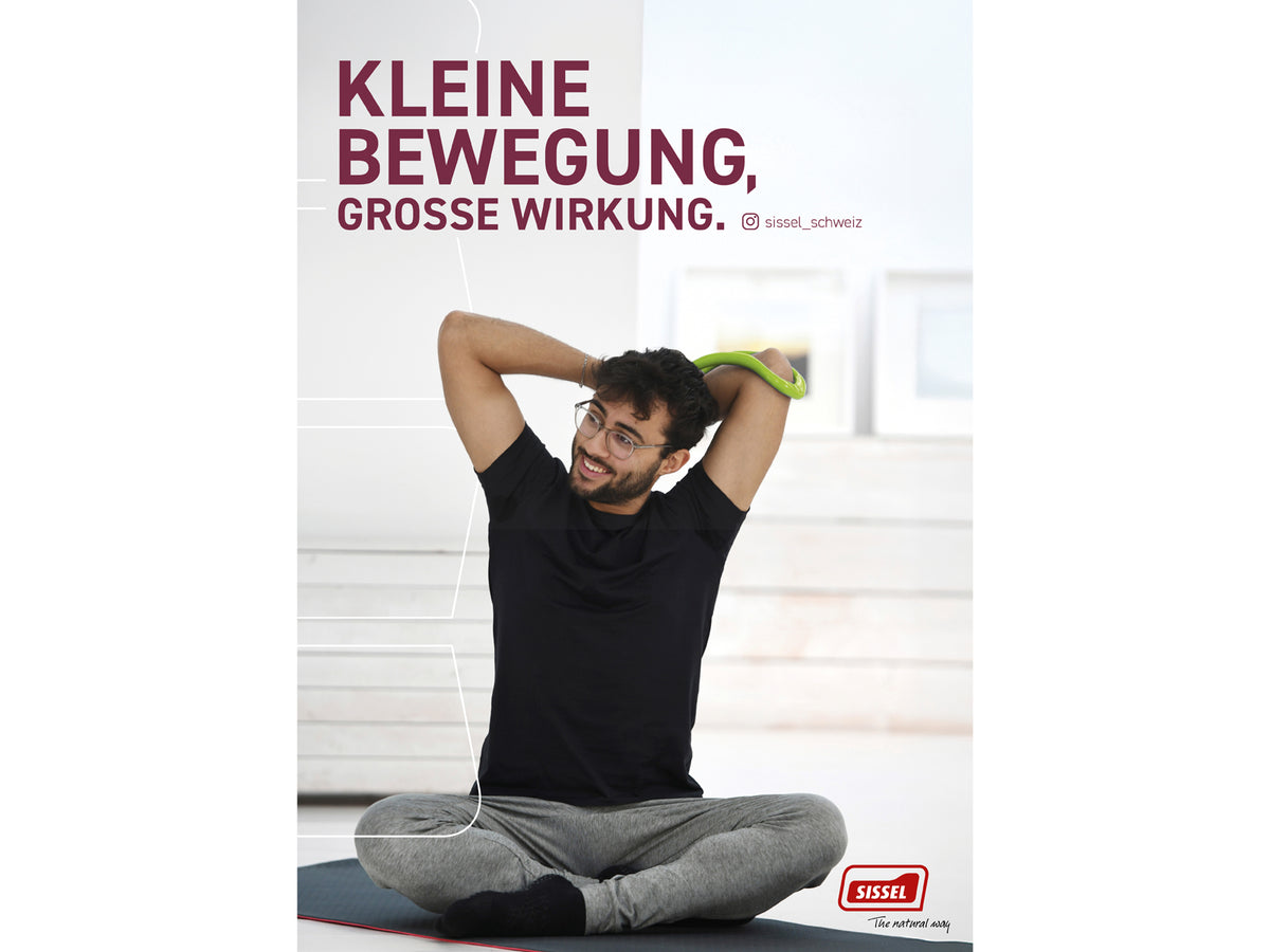 SISSEL Petit mouvement, grand effet Poster DIN A4, allemand