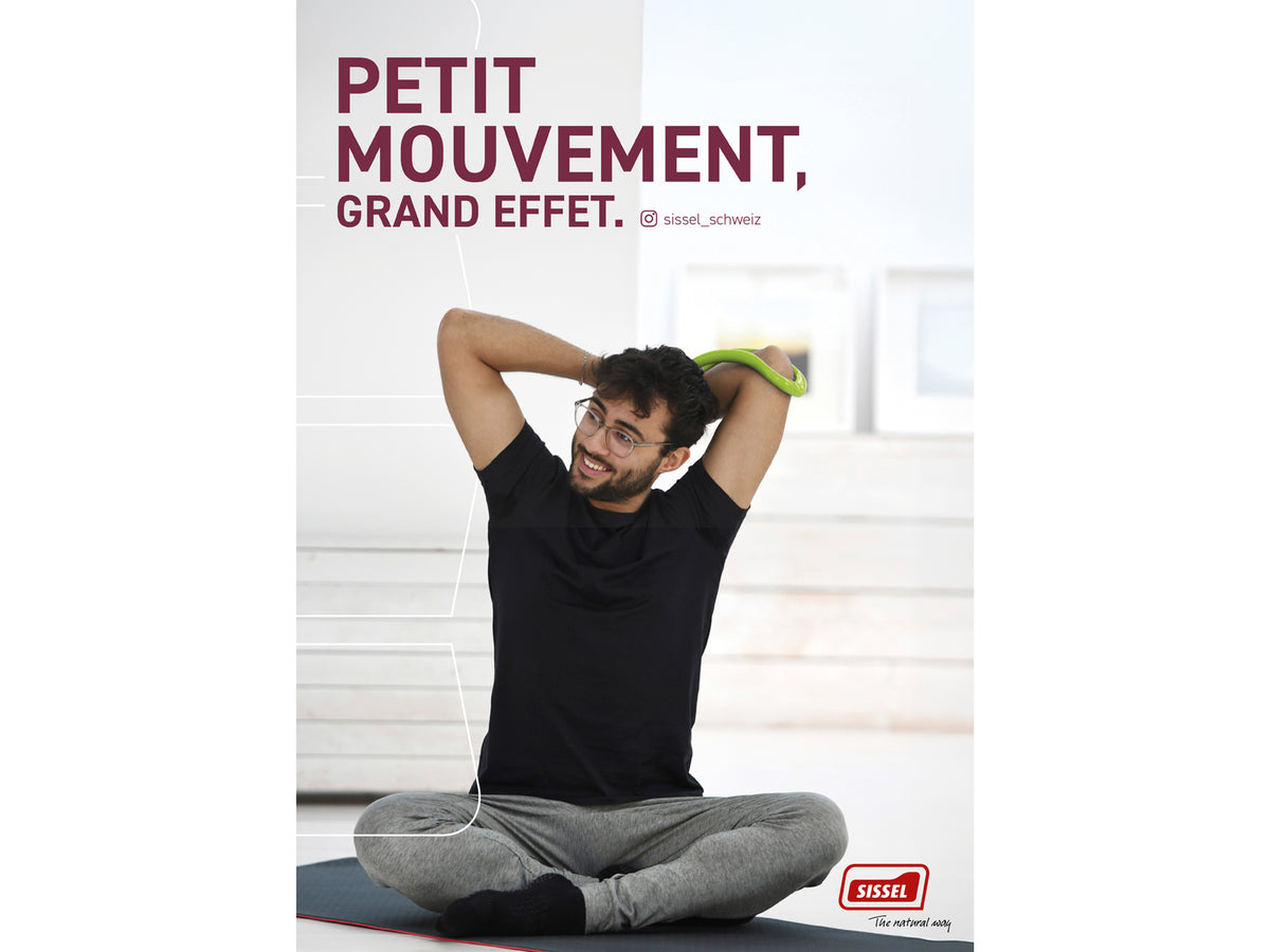 SISSEL Petit mouvement, grand effet Poster DIN A1, français