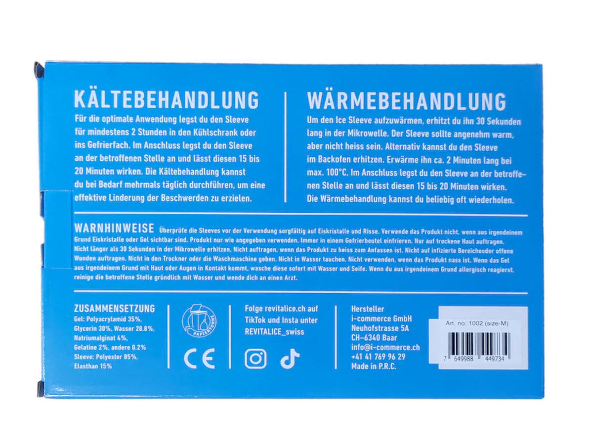 REVITALICE Manche Taille XL