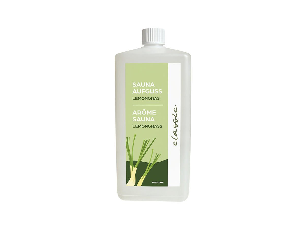 MEDiDOR Infusion pour sauna à la citronnelle, 1 litre