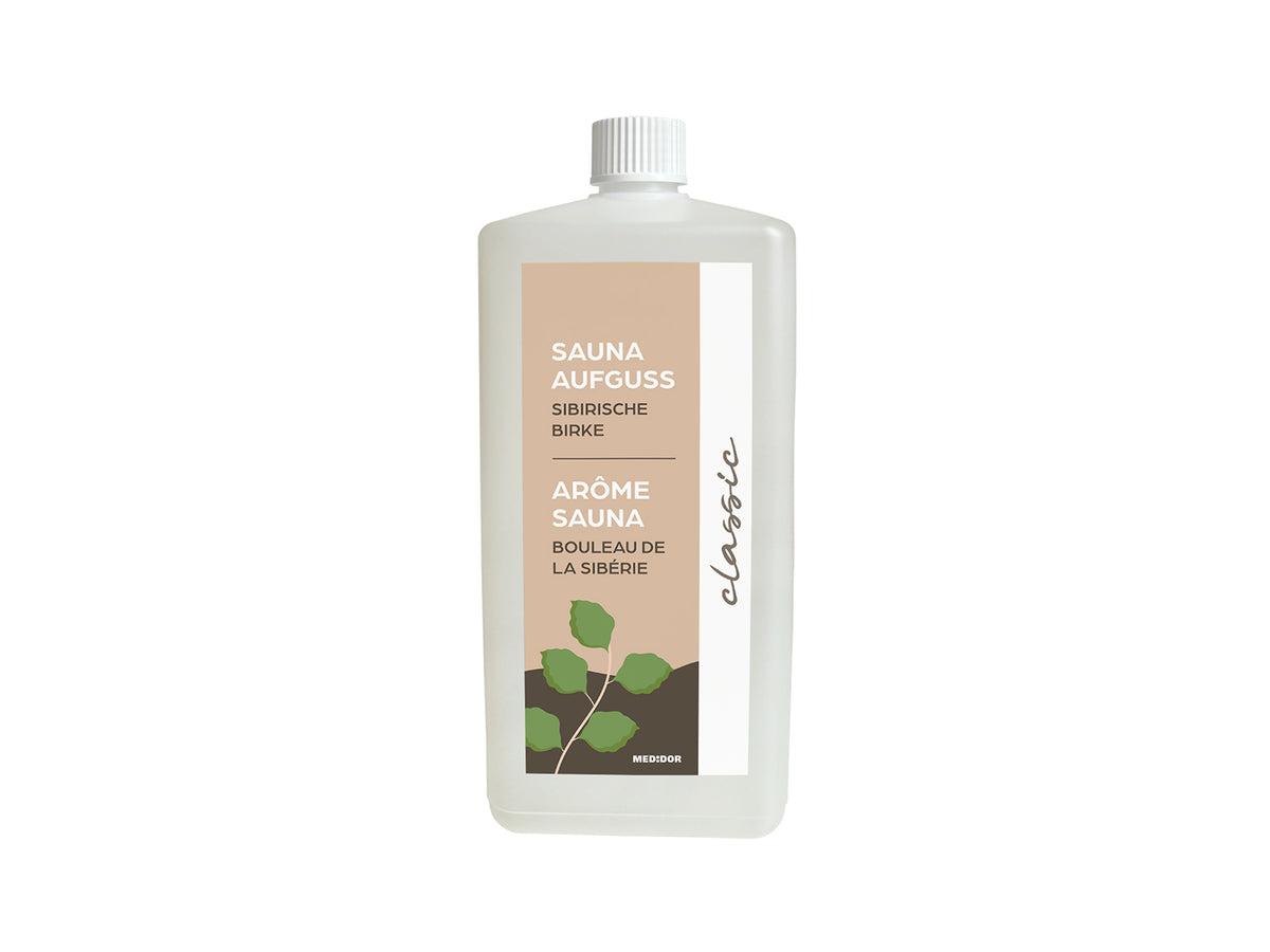 MEDiDOR Infusion pour sauna au bouleau sibérien, 1 litre