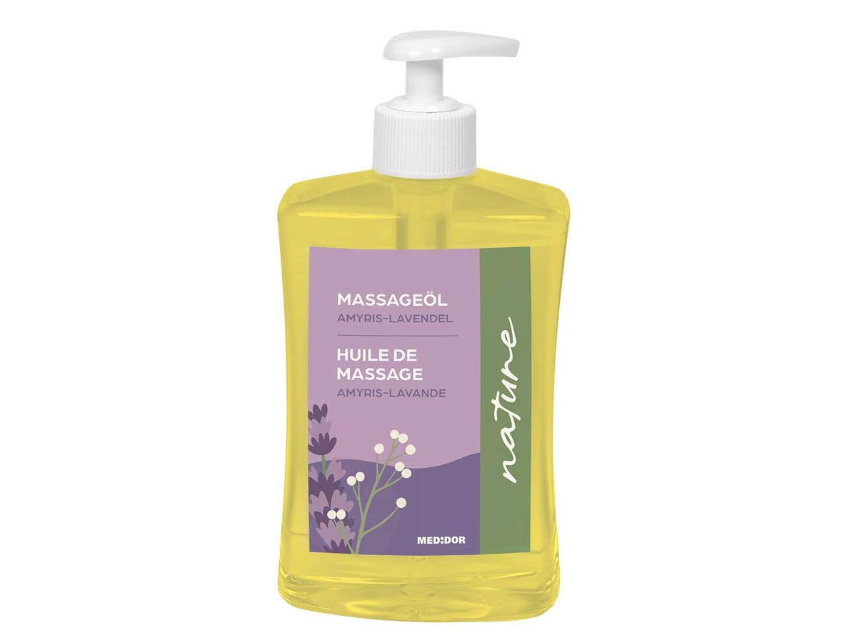 MEDiDOR Nature Massageöl Amyris-Lavendel 500 ml mit Dosierspender