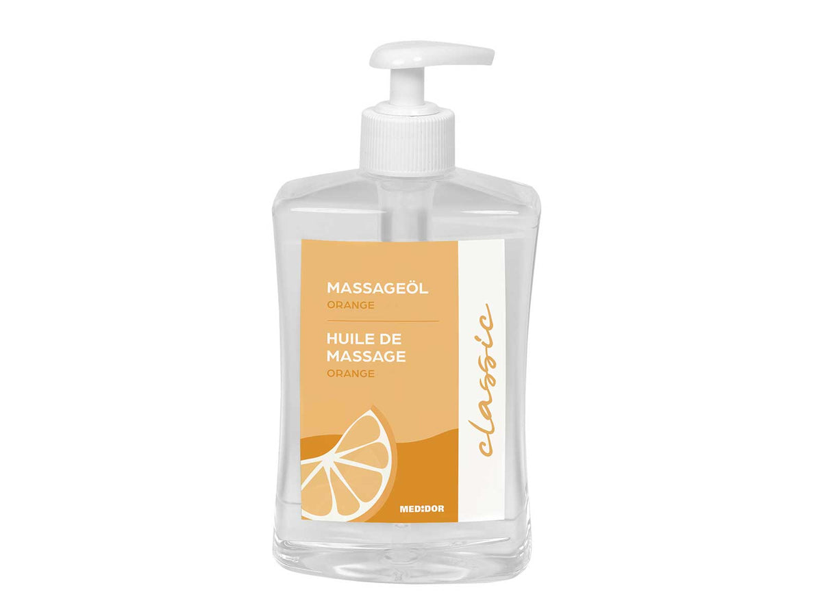 MEDiDOR massage oil , Orange Classic, 500 ml with dispenser