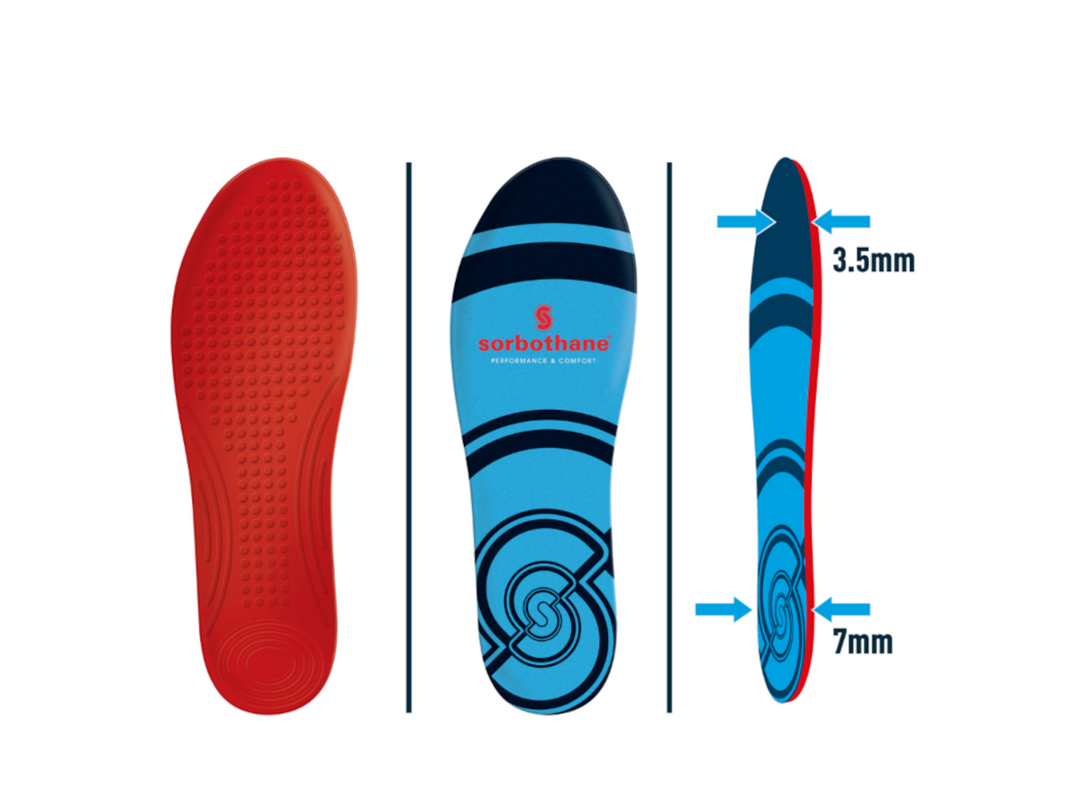 Sorbothane insoles Full Strike size. 44-45