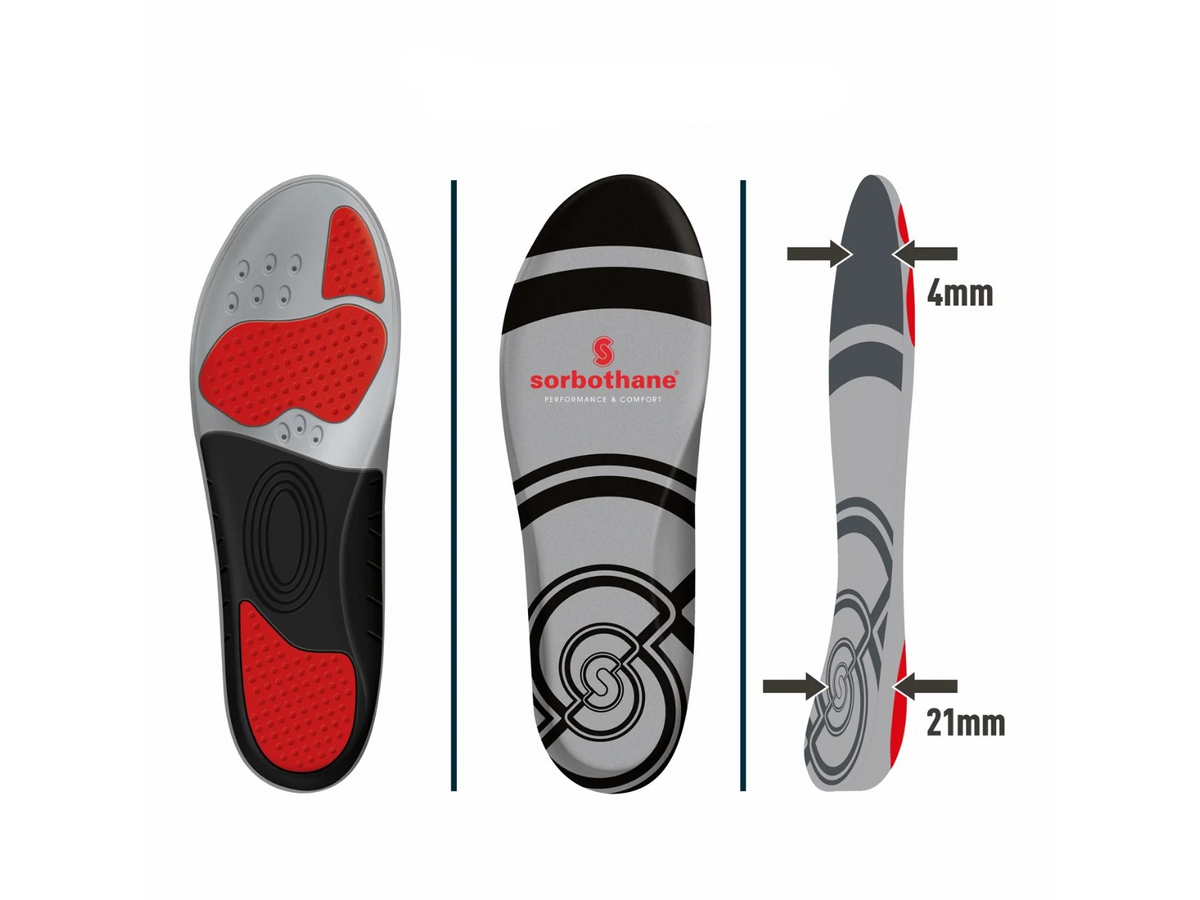 Sorbothane insoles Sorbo Pro size. 43