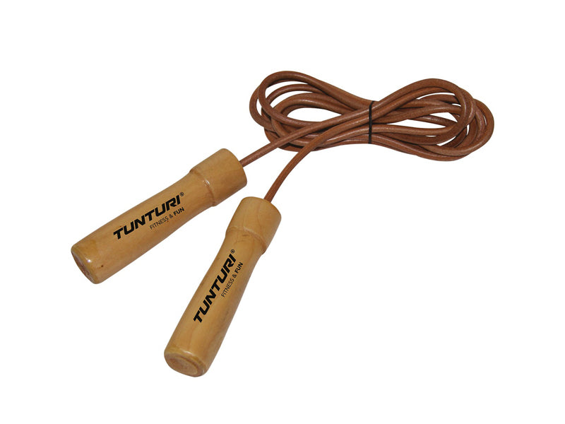 Tunturi Leather Skipping Rope Pro