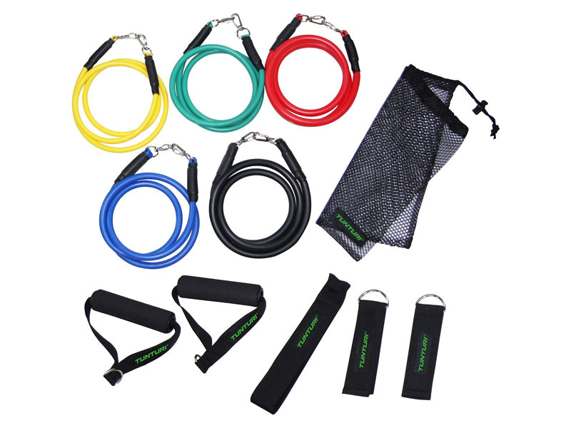 Tunturi multifunctional tubing set 11 pieces