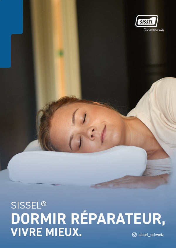 SISSEL Erholsam schlafen, besser leben Poster DIN A1, französisch