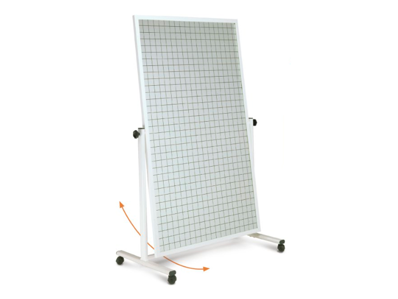 Ferrox correction mirror on tripod 1.00 x 1.70 m, grid 5x5cm, tiltable
